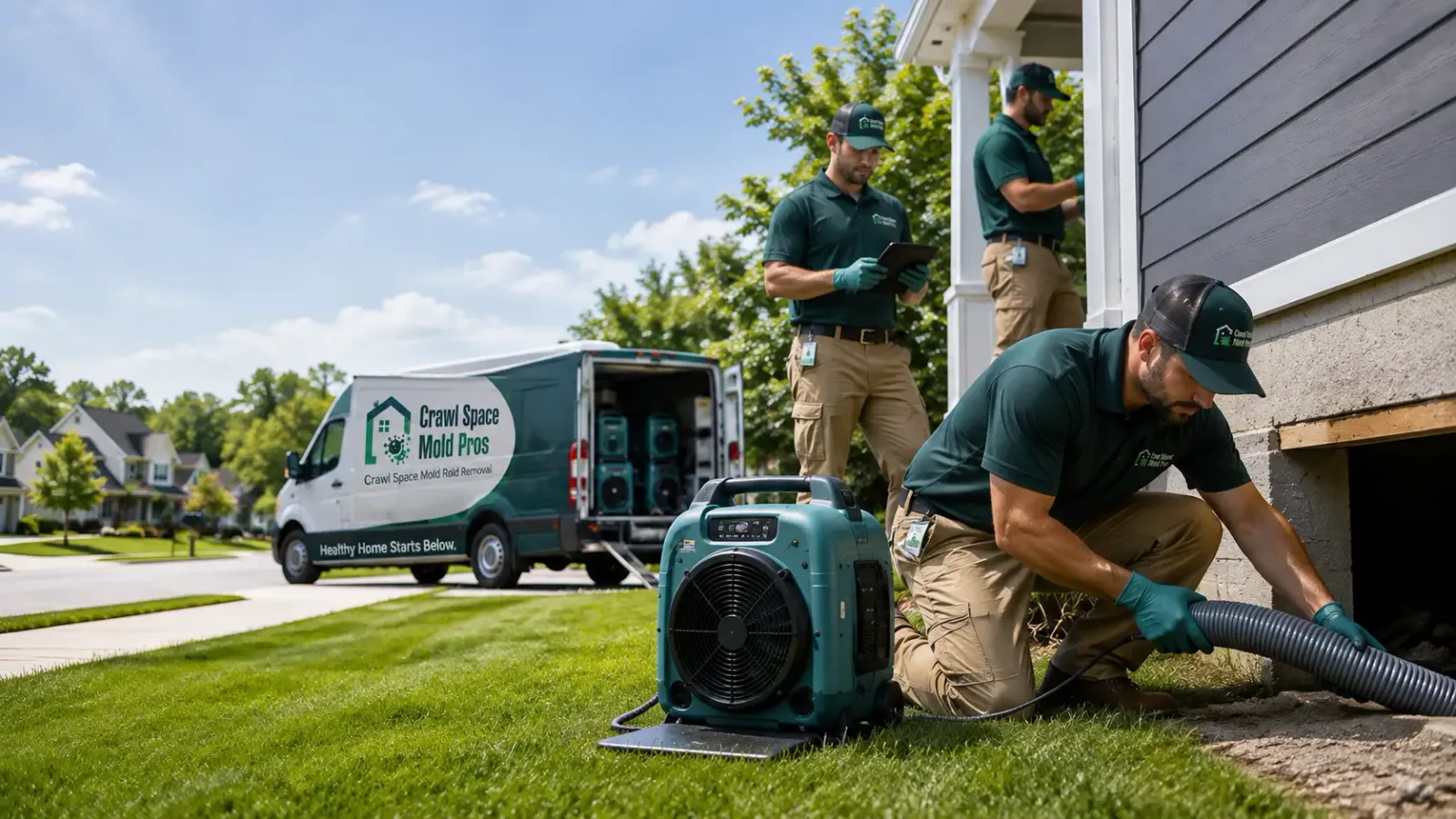 Crawl Space Mold Removal in Sidman, PA